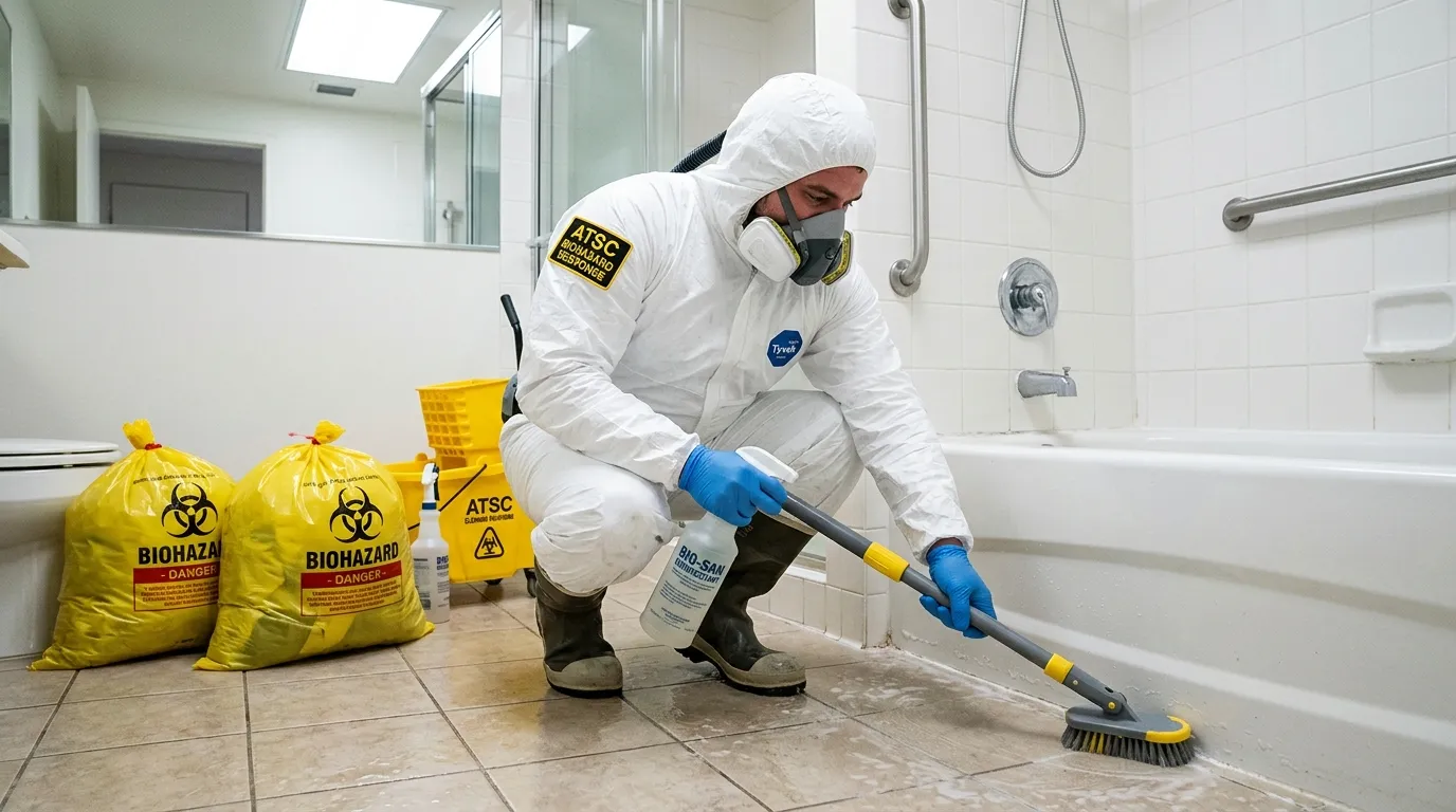 Decontamination equipment deployed for Blood Cleanup in Grants Pass